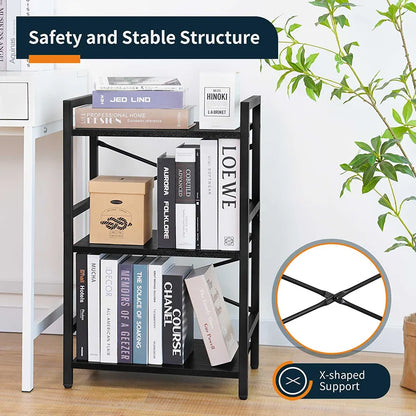 Yoobure 3-Tier Small Bookshelf