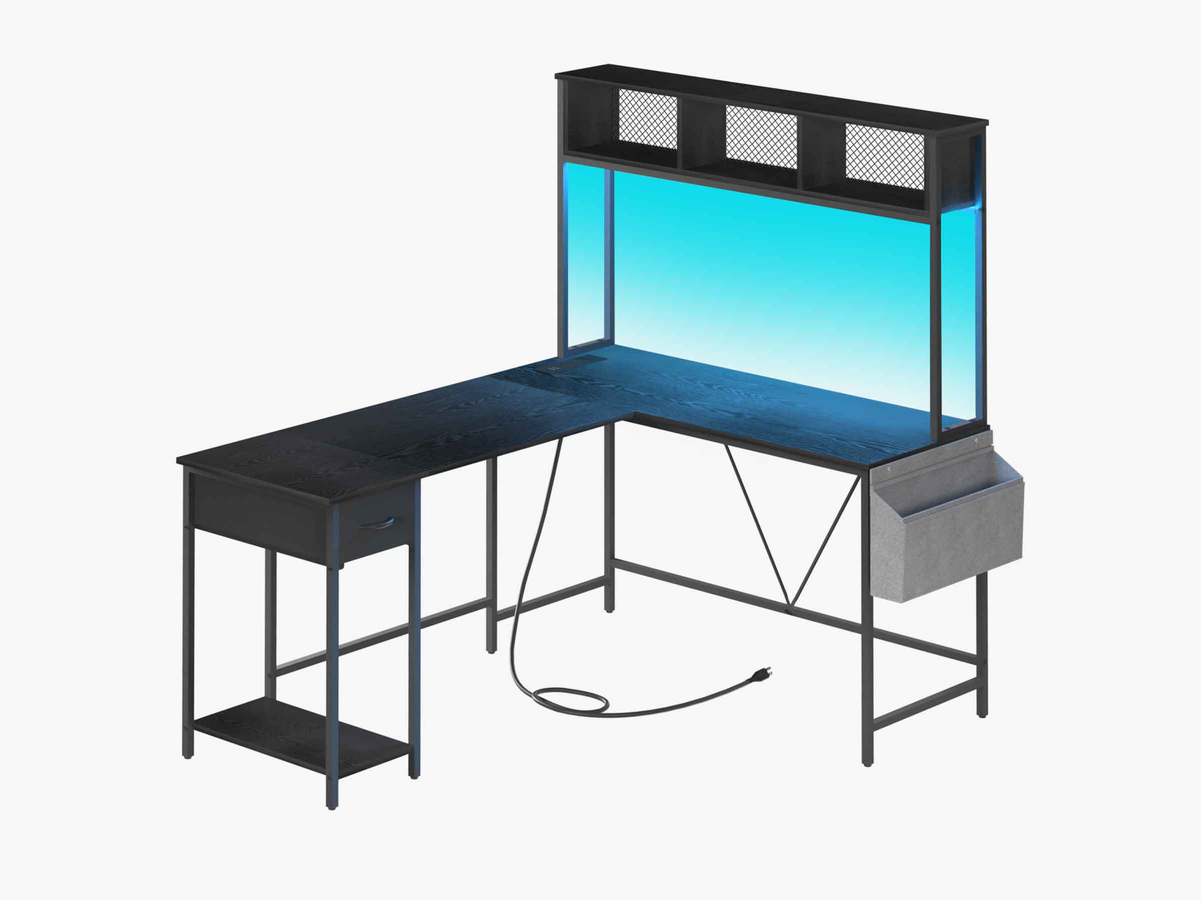 Yoobure L Shaped Computer Desk