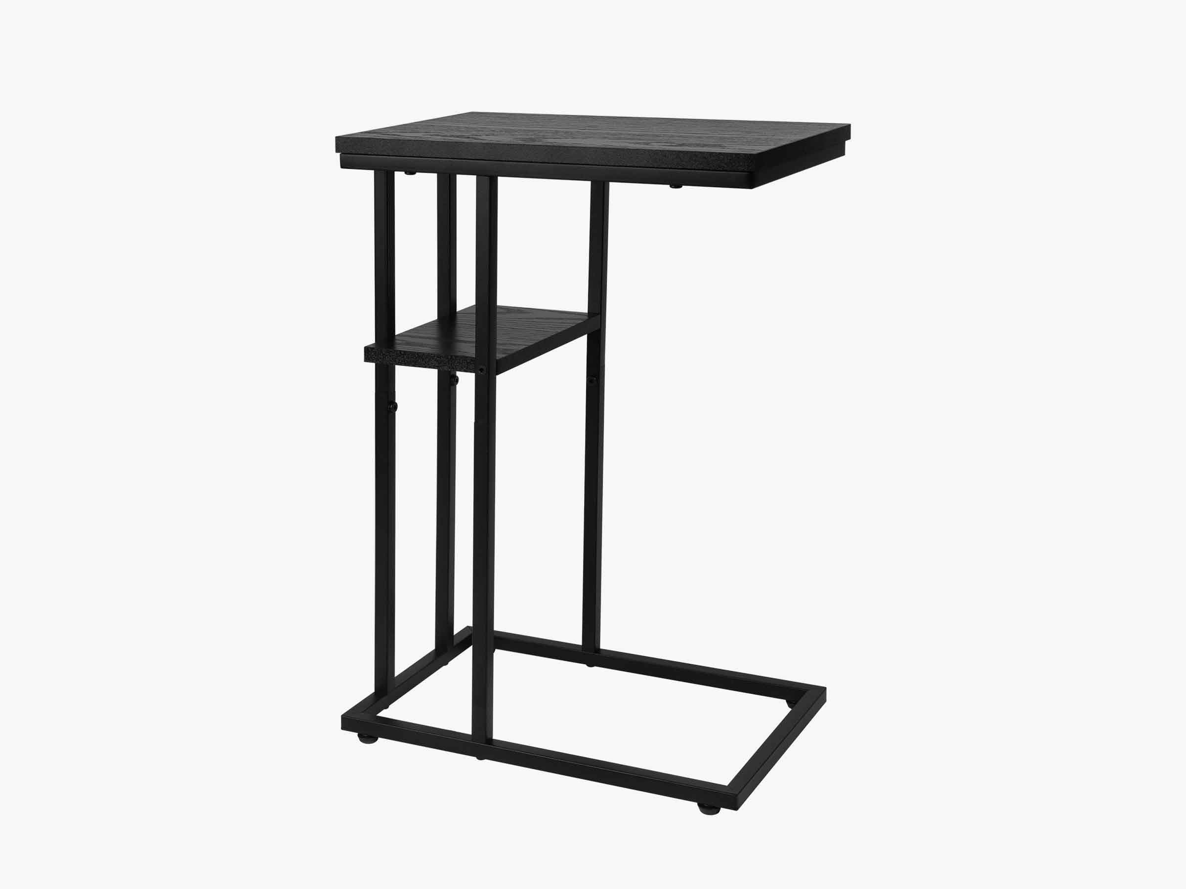 Black Yoobure C Shaped End Table Set of 2