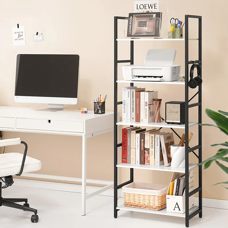 Yoobure 5-Tier Tall Bookshelf