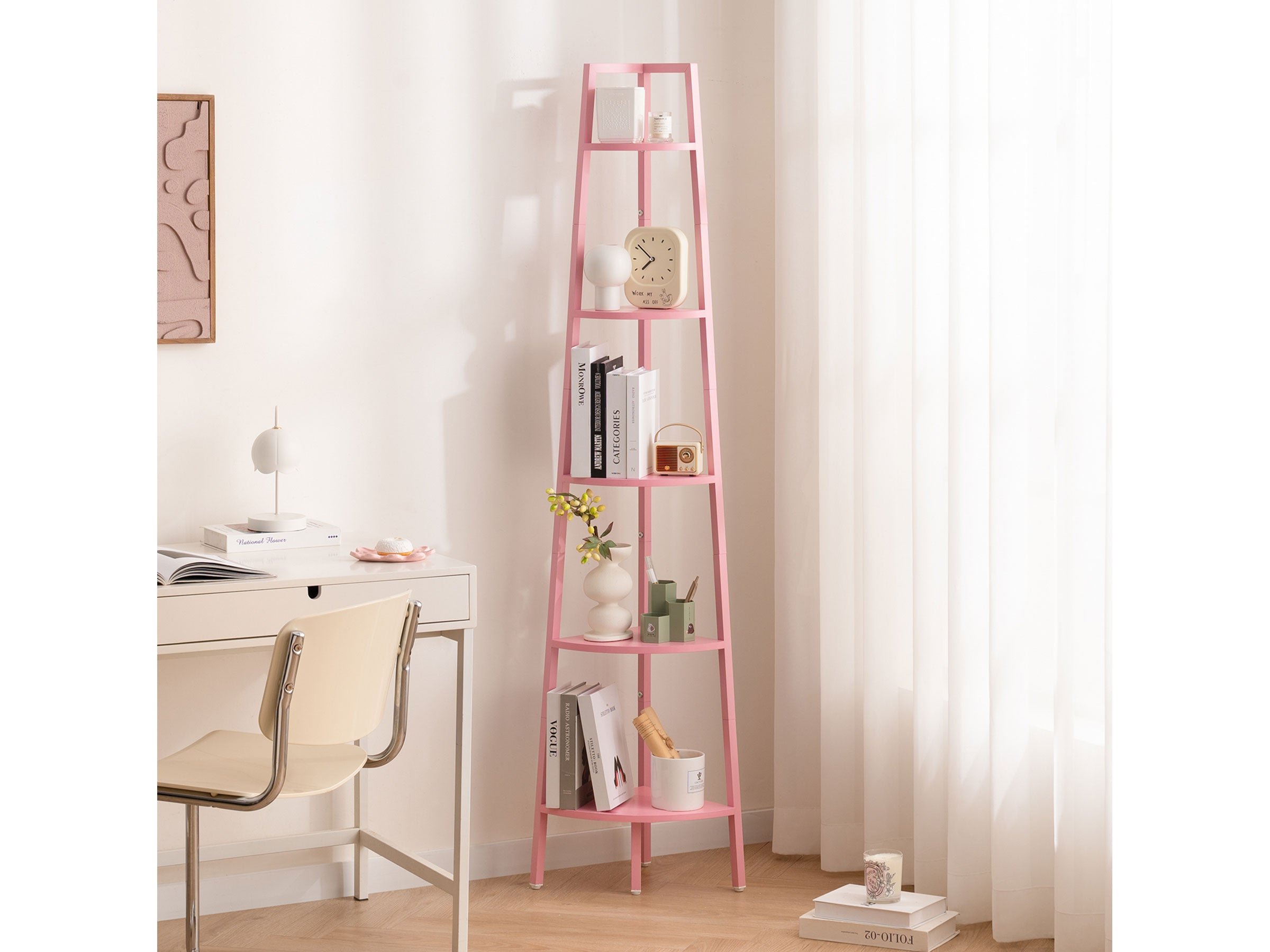 Yoobure 5-Tier Corner Shelf