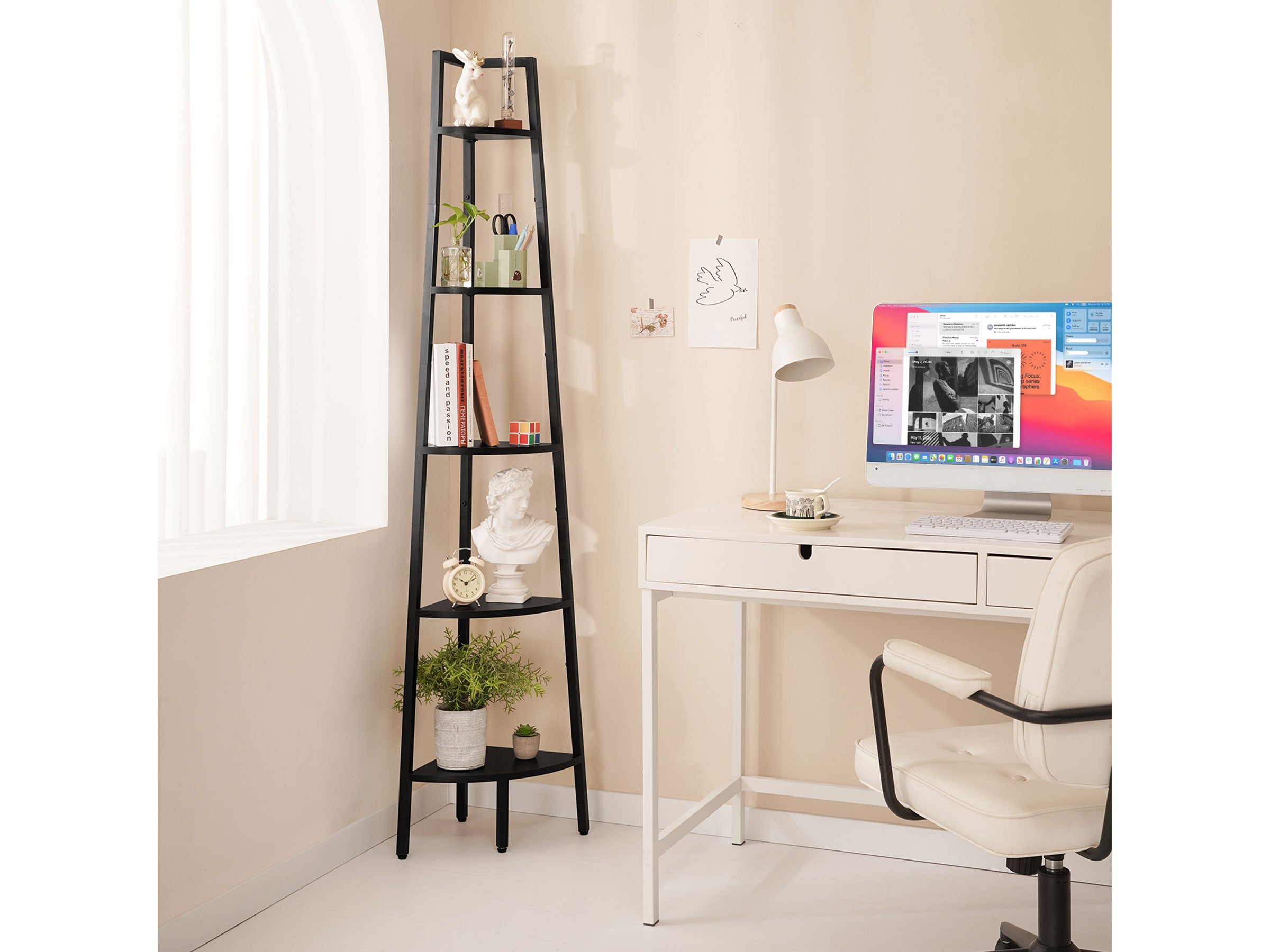 Yoobure 5-Tier Corner Shelf