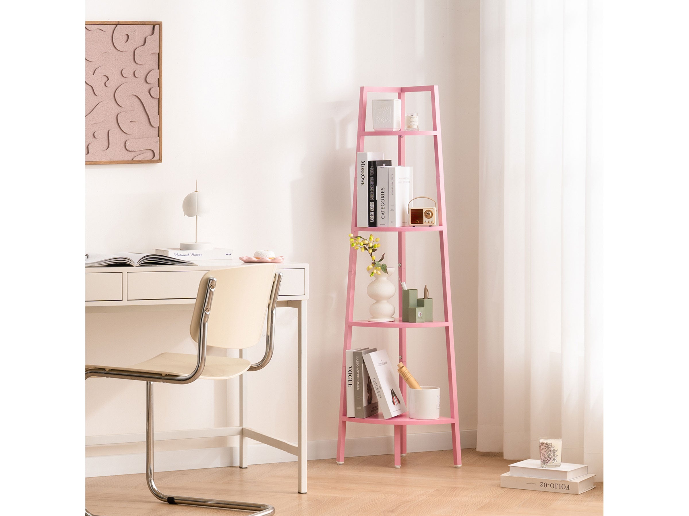 Yoobure 4-Tier Corner Shelf