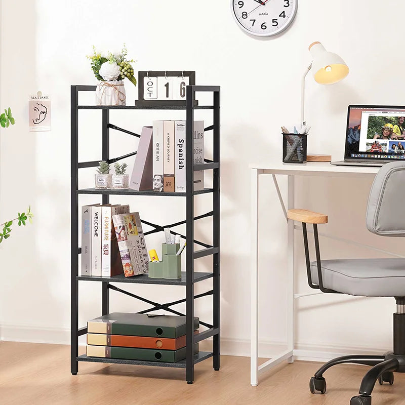 Yoobure 4-Tier Small Bookshelf