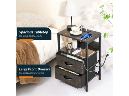 Yoobure 2-Drawers Nightstand