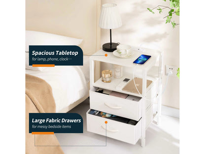 Yoobure 2-Drawers Nightstand