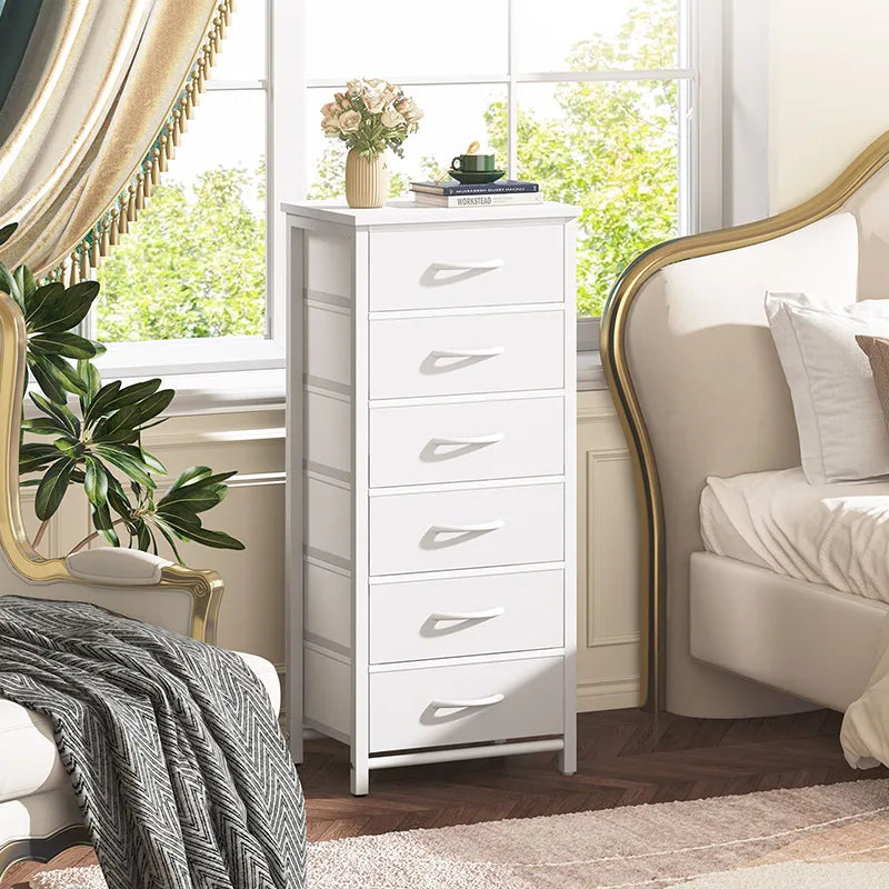 Yoobure 6-Drawer Bedside Table