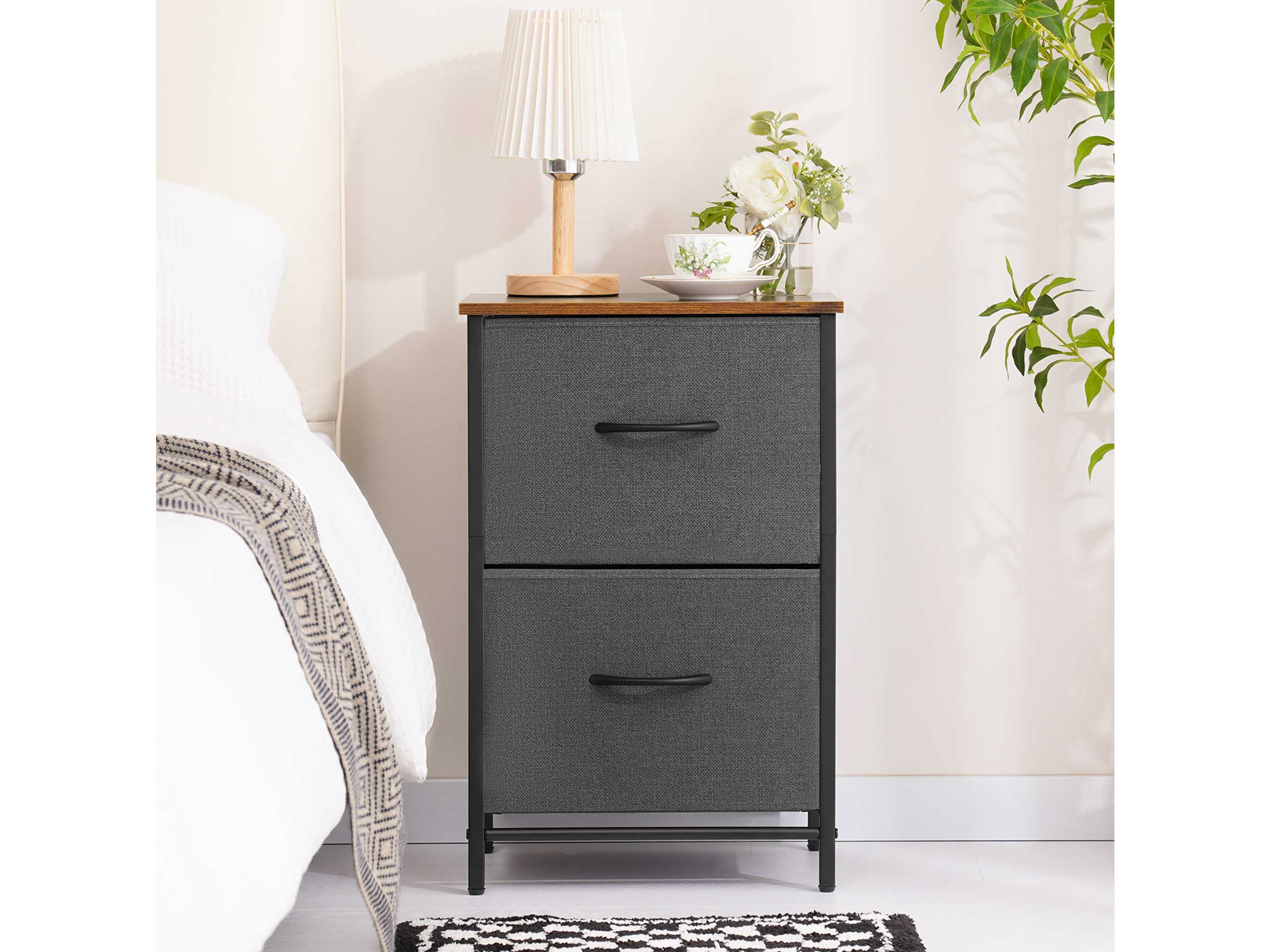 Yoobure 2-Drawer Nightstand Set of 2