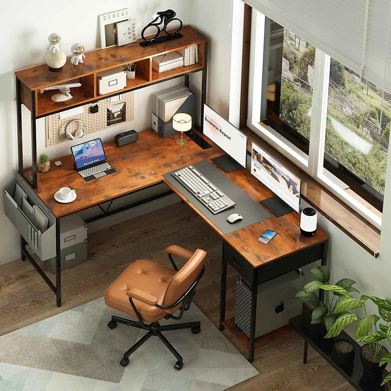 Yoobure L Shaped Computer Desk