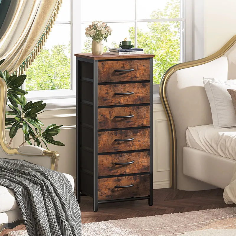 Yoobure 6-Drawer Bedside Table