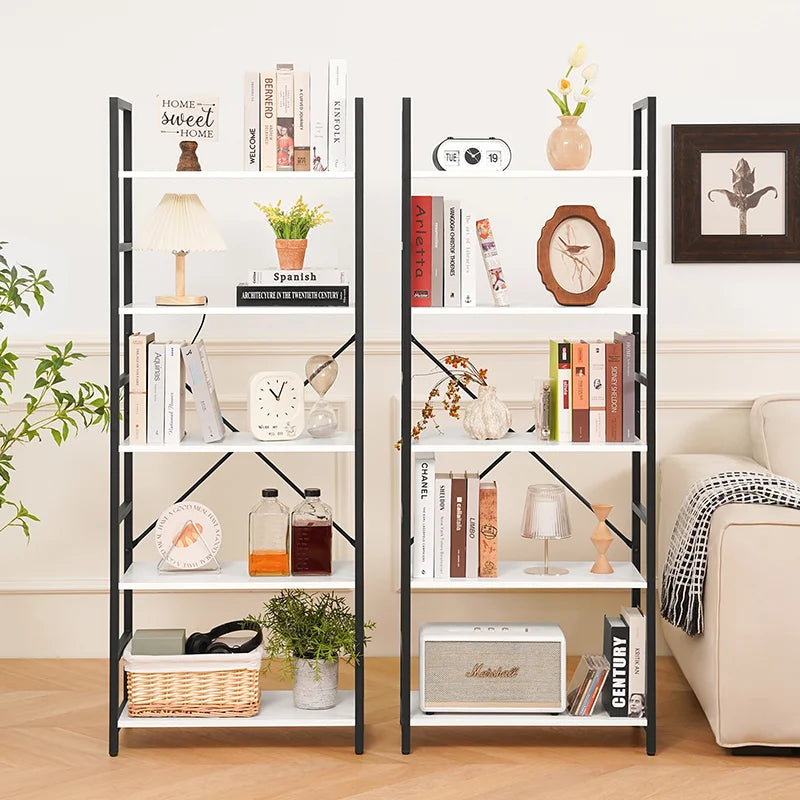 Yoobure 5-Tier Tall Bookshelf