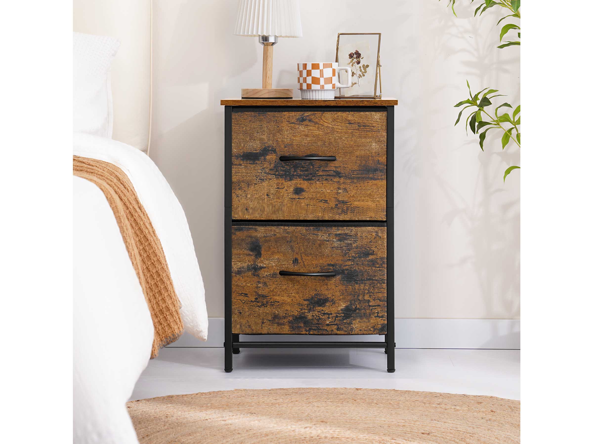 Yoobure 2-Drawer Nightstand Set of 2