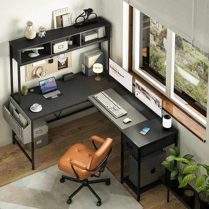 Yoobure L Shaped Computer Desk