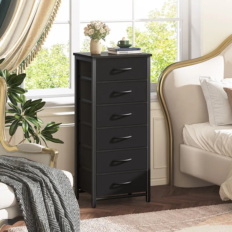 Yoobure 6-Drawer Bedside Table