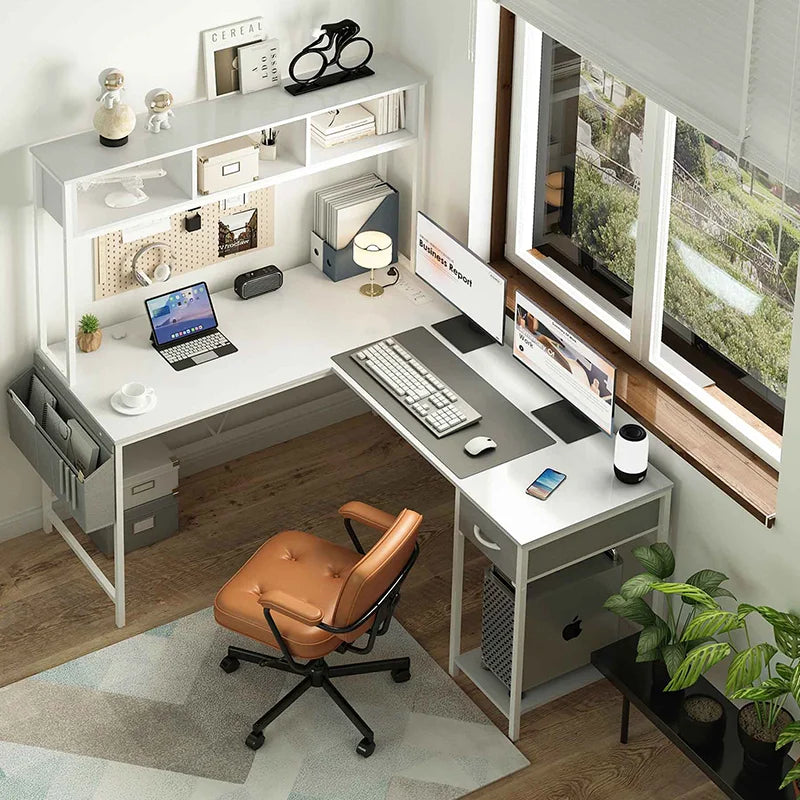 Yoobure L Shaped Computer Desk