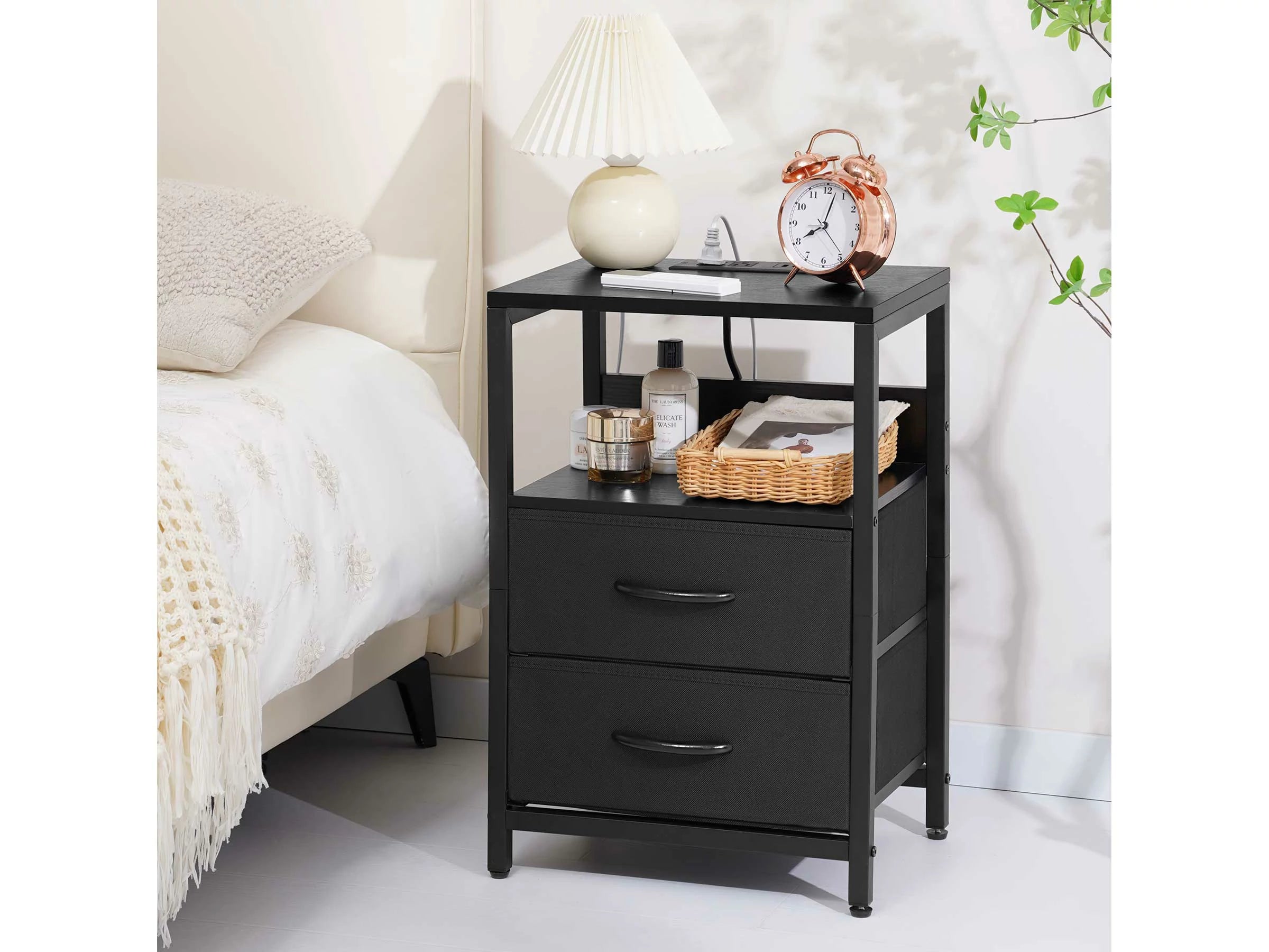 Yoobure 2-Drawers Nightstand