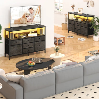 Yoobure TV Stand with 7 Dressers