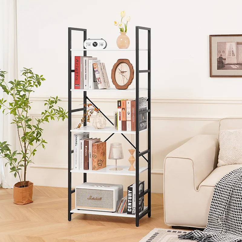 Yoobure 5-Tier Tall Bookshelf