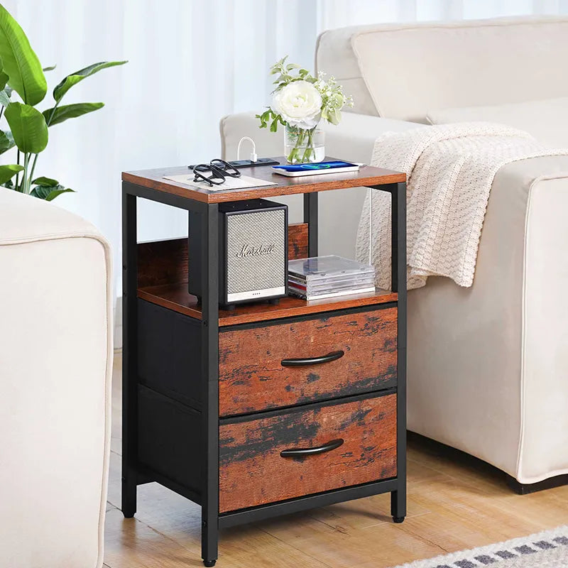 Yoobure 2-Drawer Nightstand