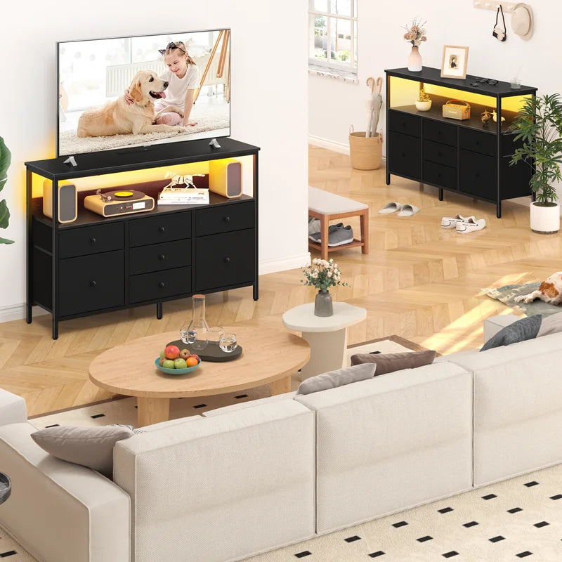 Yoobure TV Stand with 7 Dressers