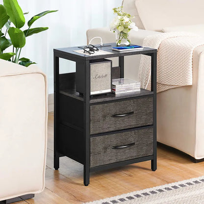 Yoobure 2-Drawer Nightstand