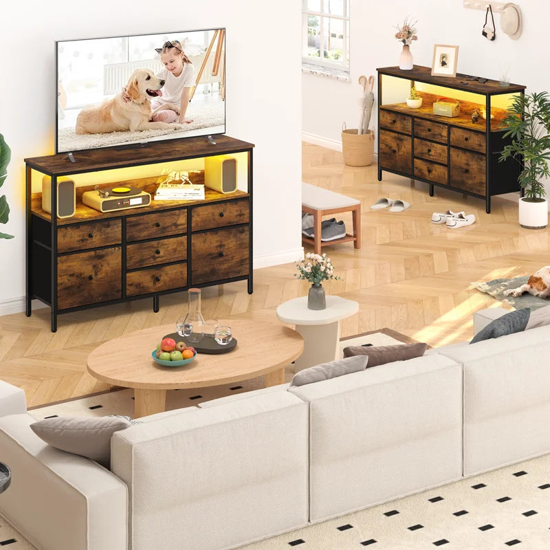 Yoobure TV Stand with 7 Dressers