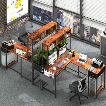 Yoobure L Shaped Computer Desk