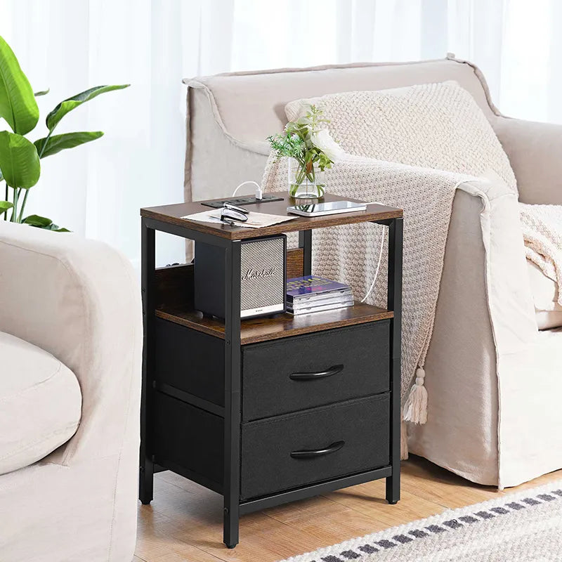 Yoobure 2-Drawer Nightstand