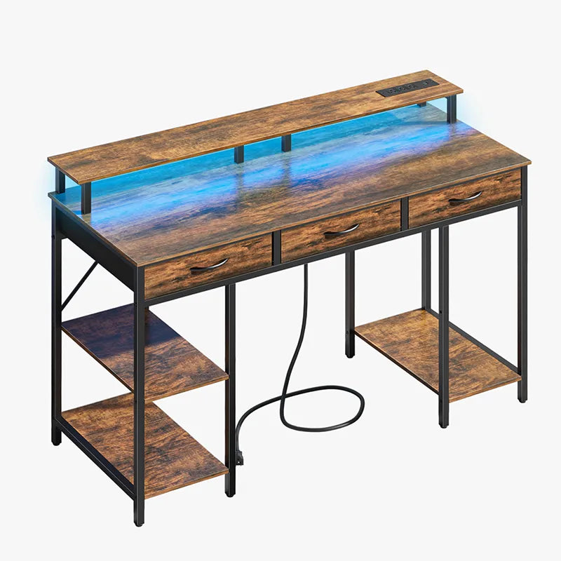 Yoobure Computer Desk with 3 Drawers