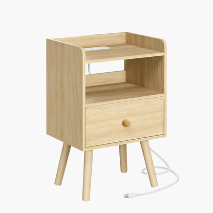 Yoobure Mordern 2-Tier Nightstand with LED