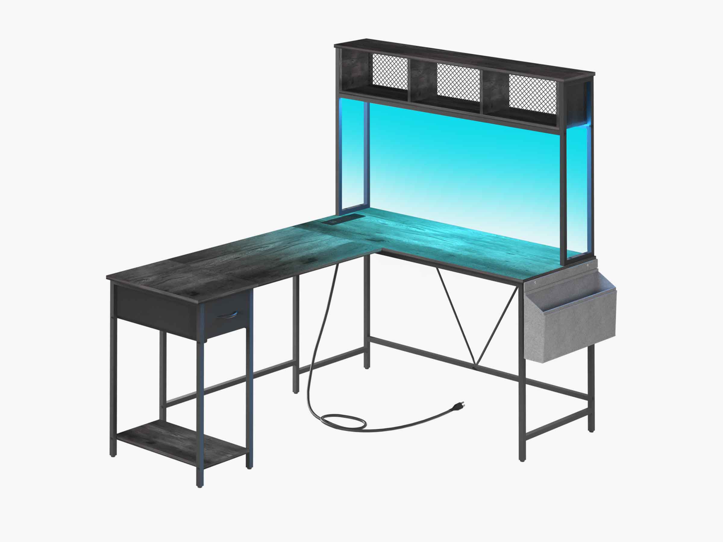 Yoobure L Shaped Computer Desk