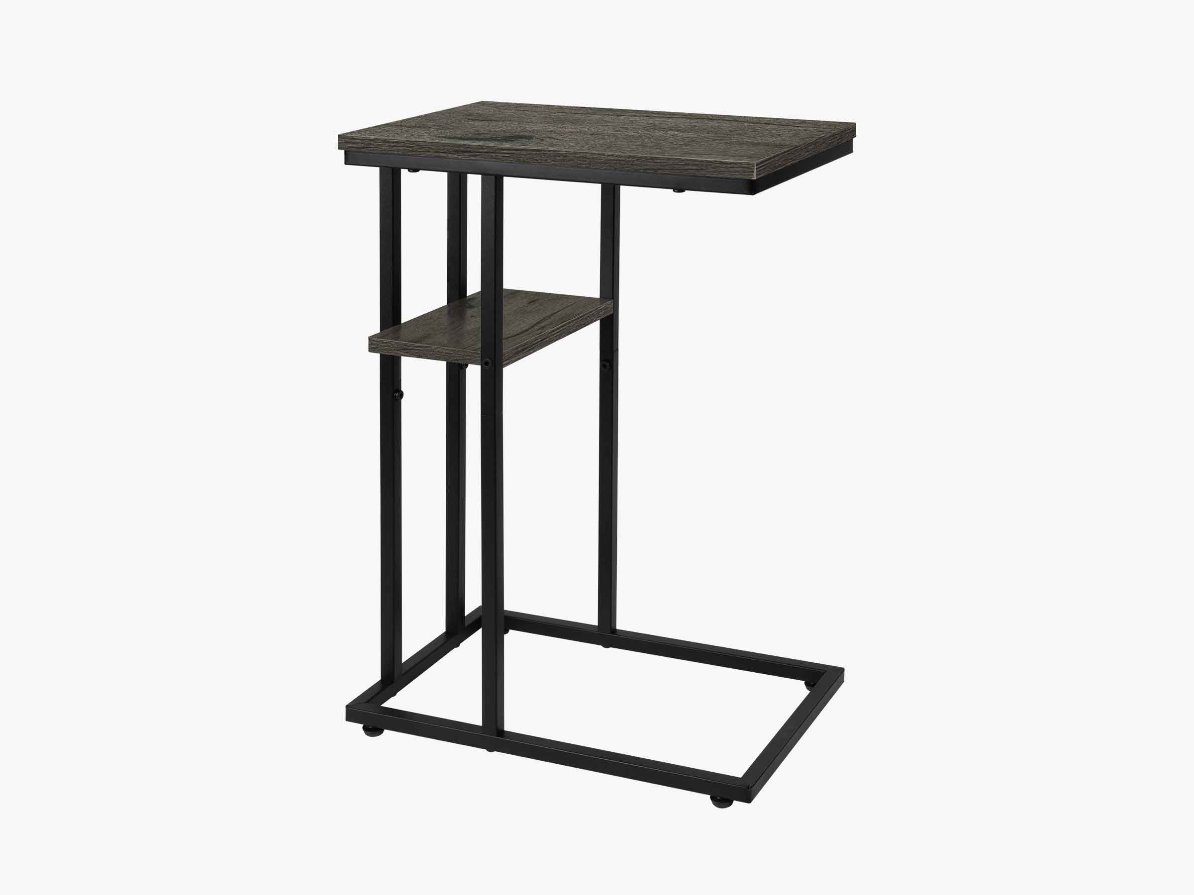 Dark grey Yoobure C Shaped End Table Set of 2