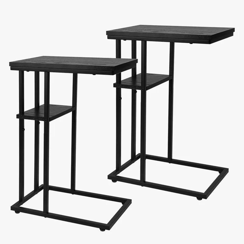 Yoobure C Shaped End Table Set of 2