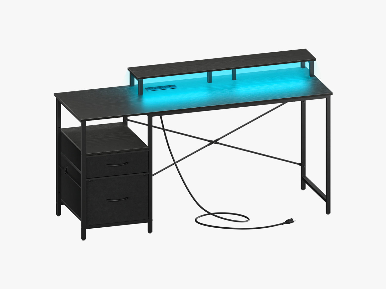 Yoobure 2-Drawers Computer Desk