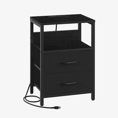 Yoobure 2-Drawer Nightstand with LED