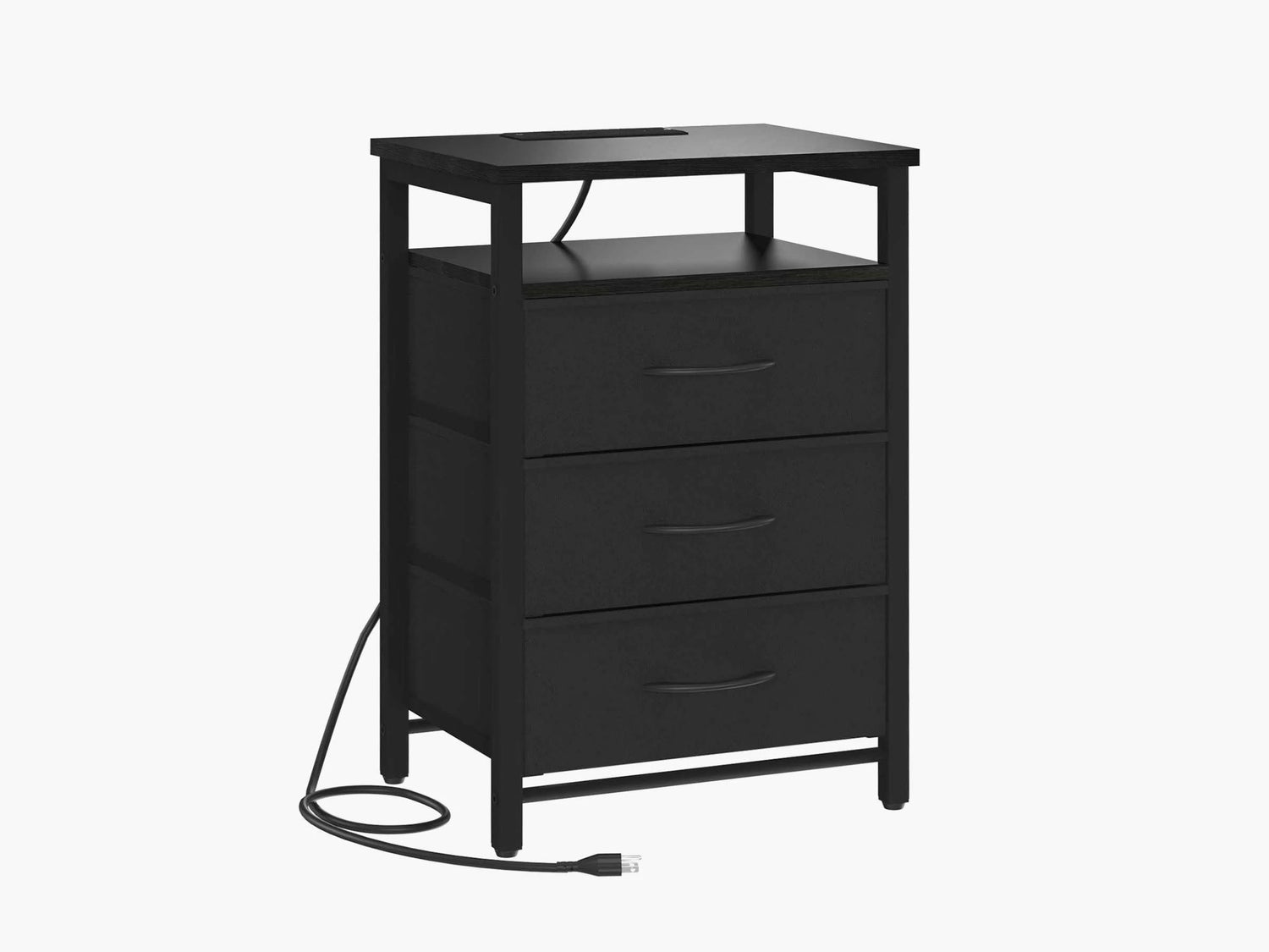 Yoobure 3-Drawers Nightstand with LED