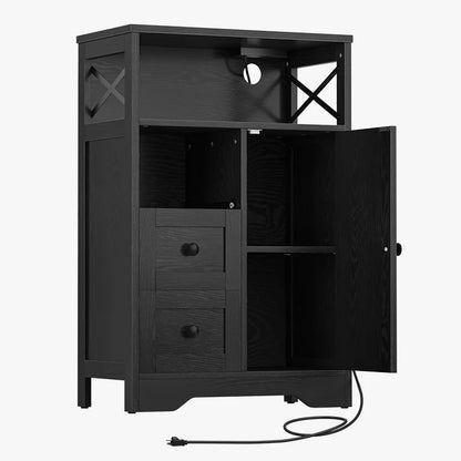 Yoobure Storage Cabinet with Doors and Shelves