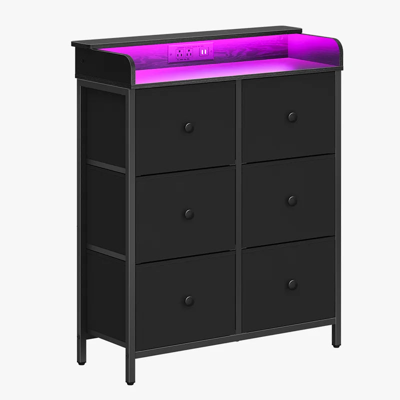 Yoobure 6 Drawers Stand with LED