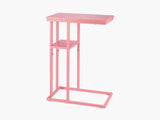 Pink Yoobure C Shaped End Table Set of 2