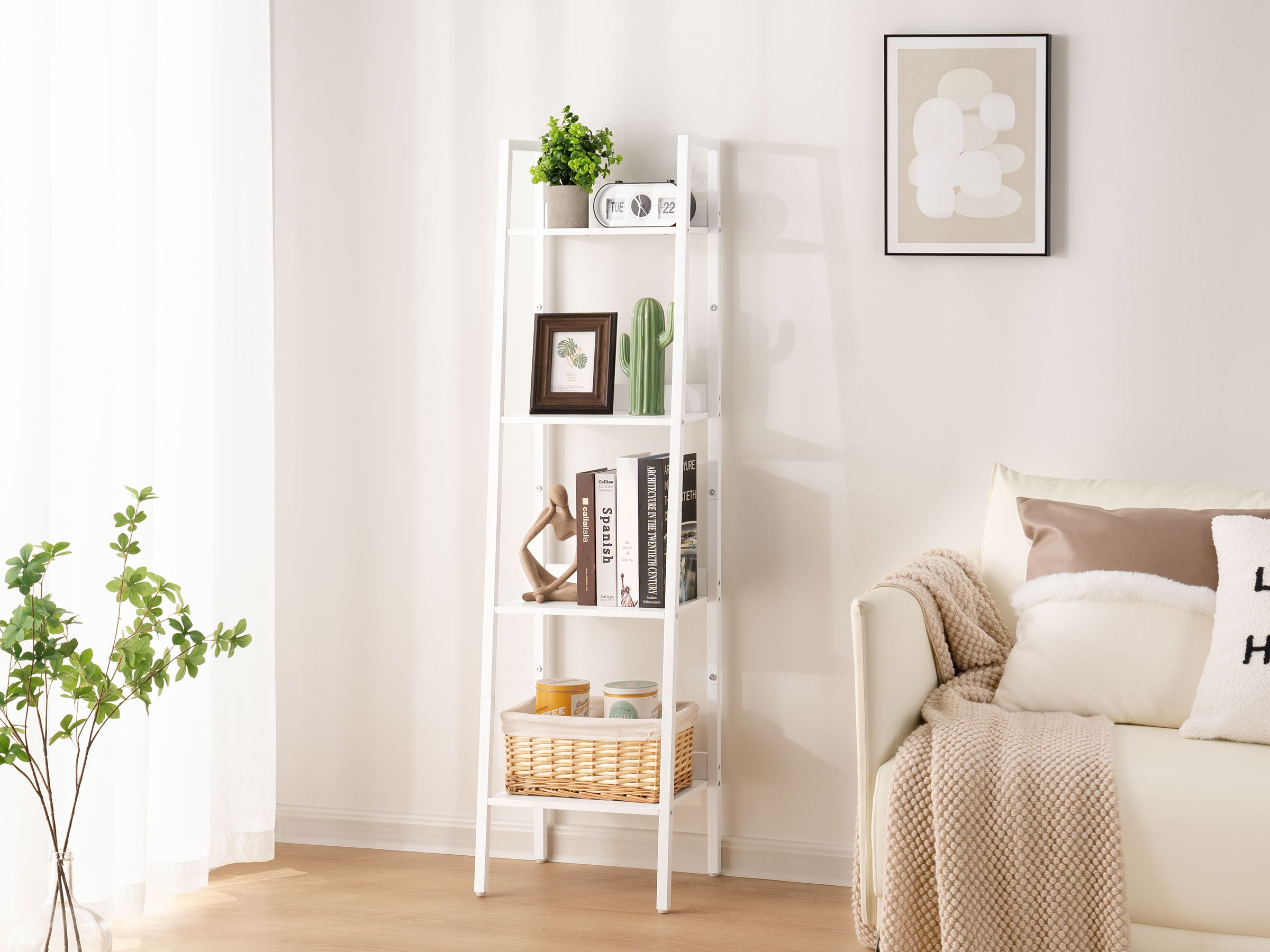 Yoobure 4-Tier Ladder Shelf