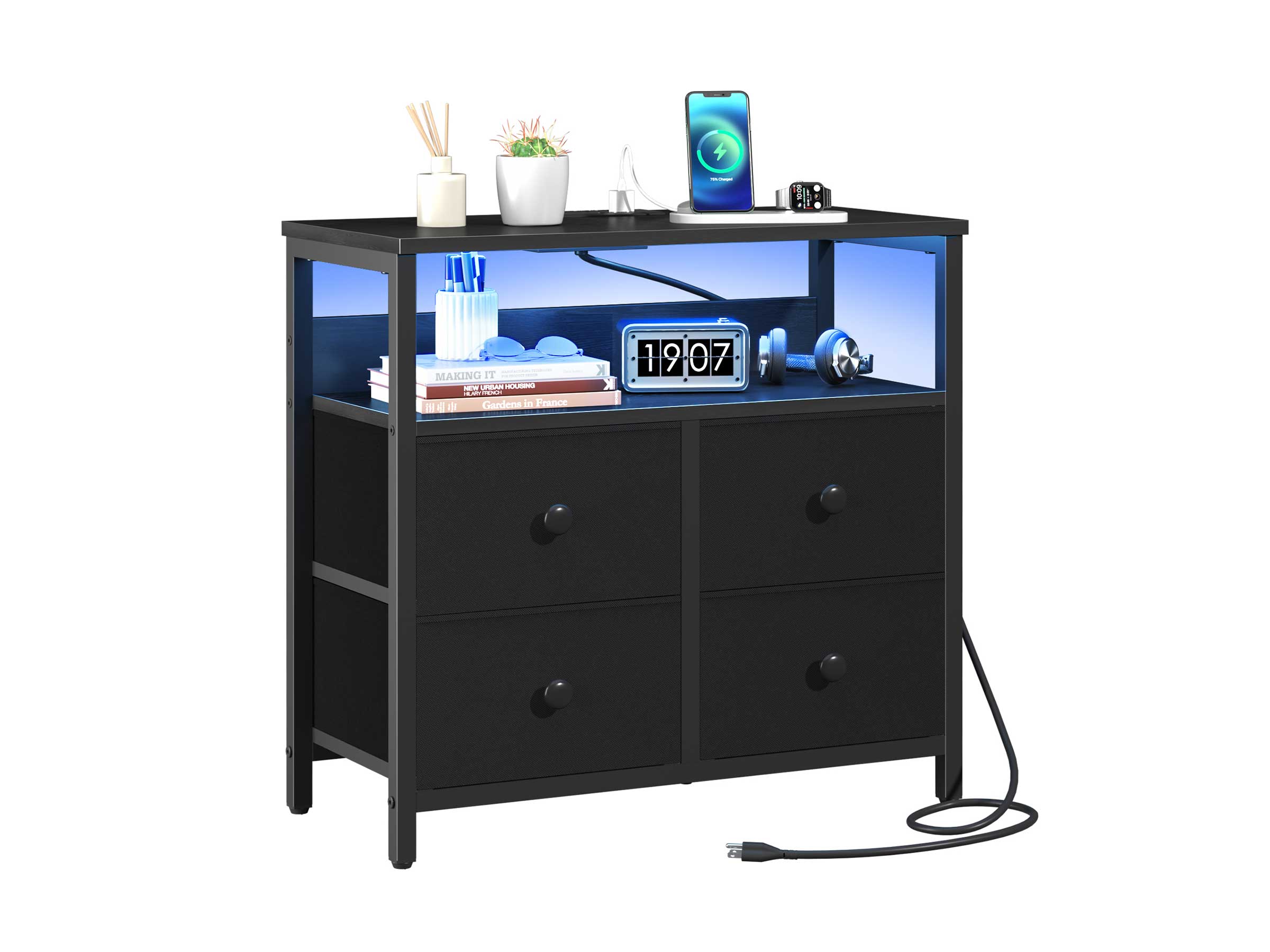 Yoobure 4 Drawers Stand with LED