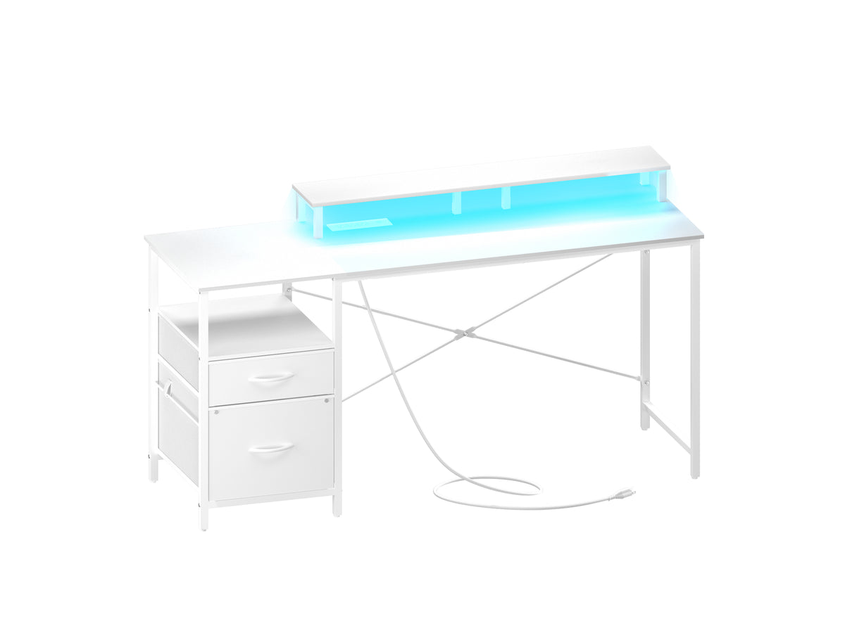 Yoobure 2-Drawers Computer Desk